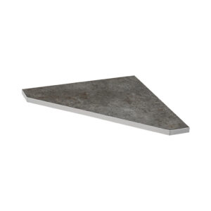 Trójkątny łącznik biurka Tim trójkąt ciemnoszary beton chicago
