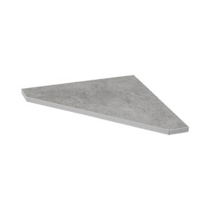 Trójkątny łącznik biurka Tim trójkąt jasnoszary beton chicago