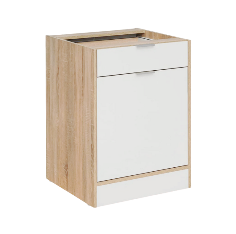 Kuchenna szafka dolna 60 cm z szufladą Vanessa Demko Home Meble Okmed kolor bialy dąb sonoma